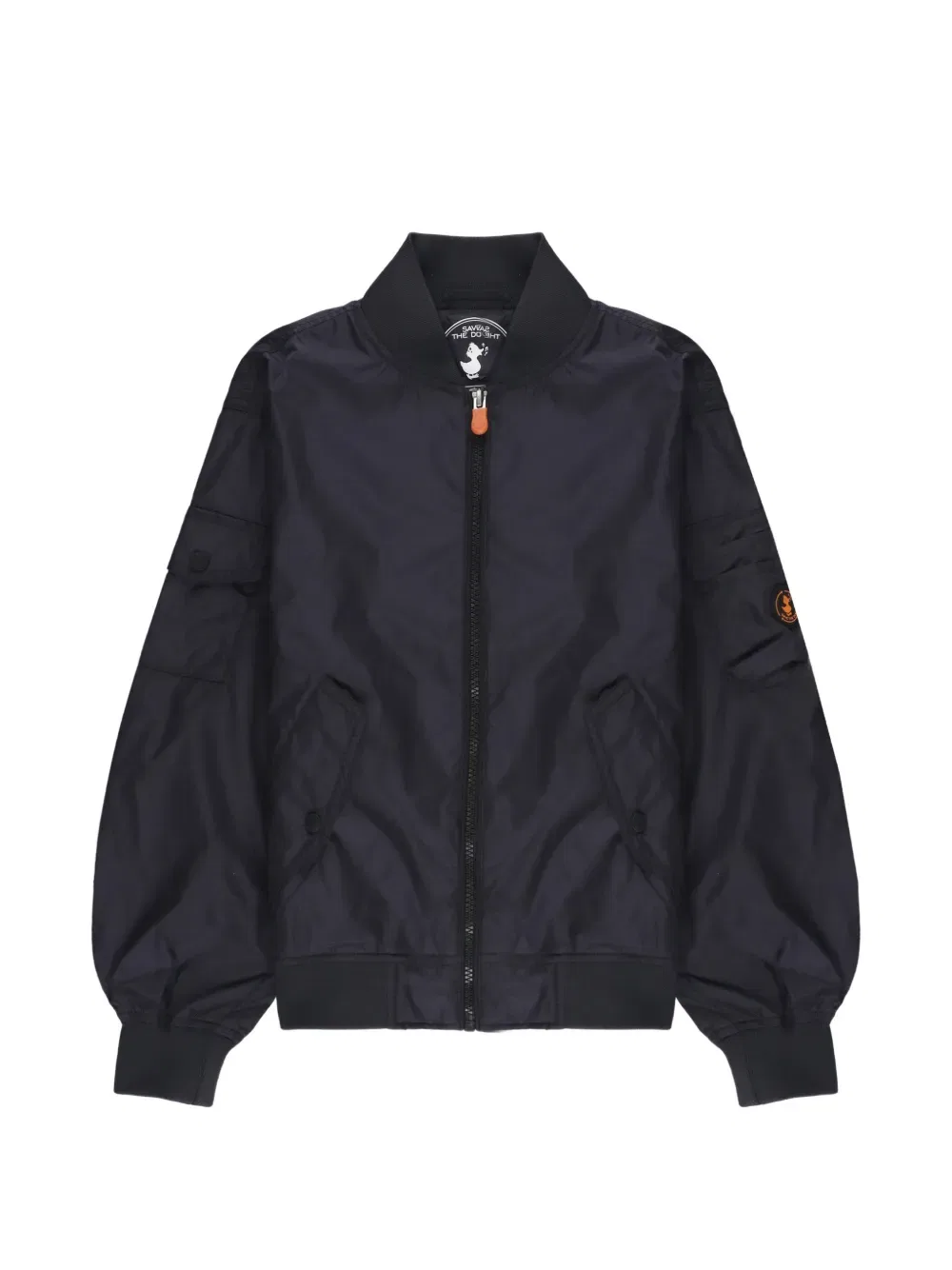 Бомбер с нашивками Save The Duck Kids, черный