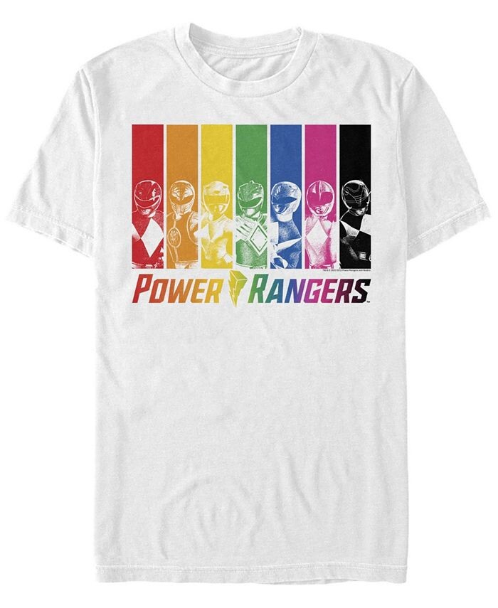 

Мужская футболка с коротким рукавом Rainbow Rangers с круглым вырезом Fifth Sun, белый