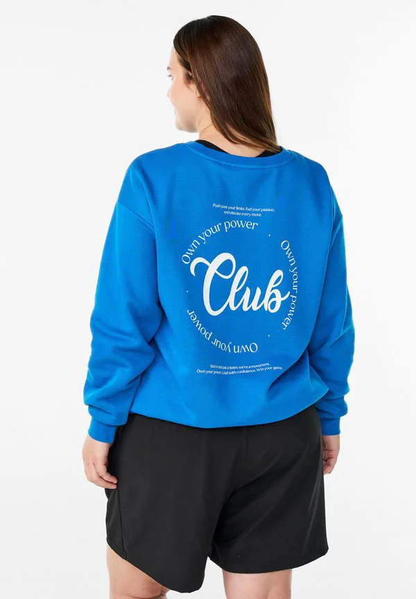 

Свитшот mit schriftzug Active By Zizzi, Directoire Blue Club, Синий, Свитшот mit schriftzug Active By Zizzi, Directoire Blue Club