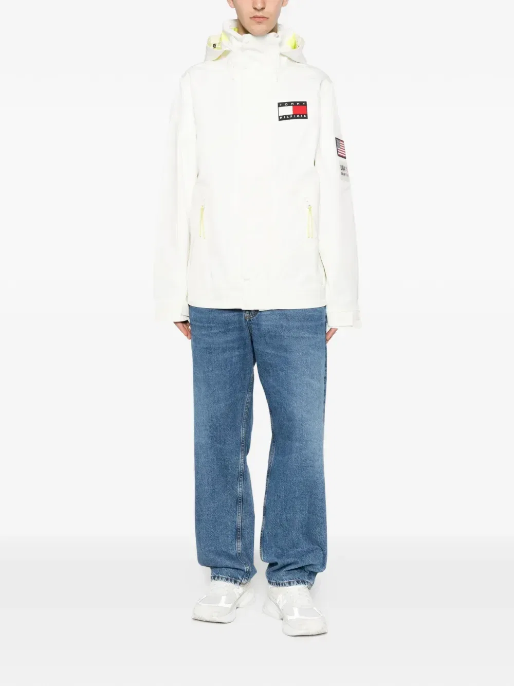 Куртка с капюшоном X US Sail GP с нашивкой-логотипом Tommy Hilfiger, белый — фото 2