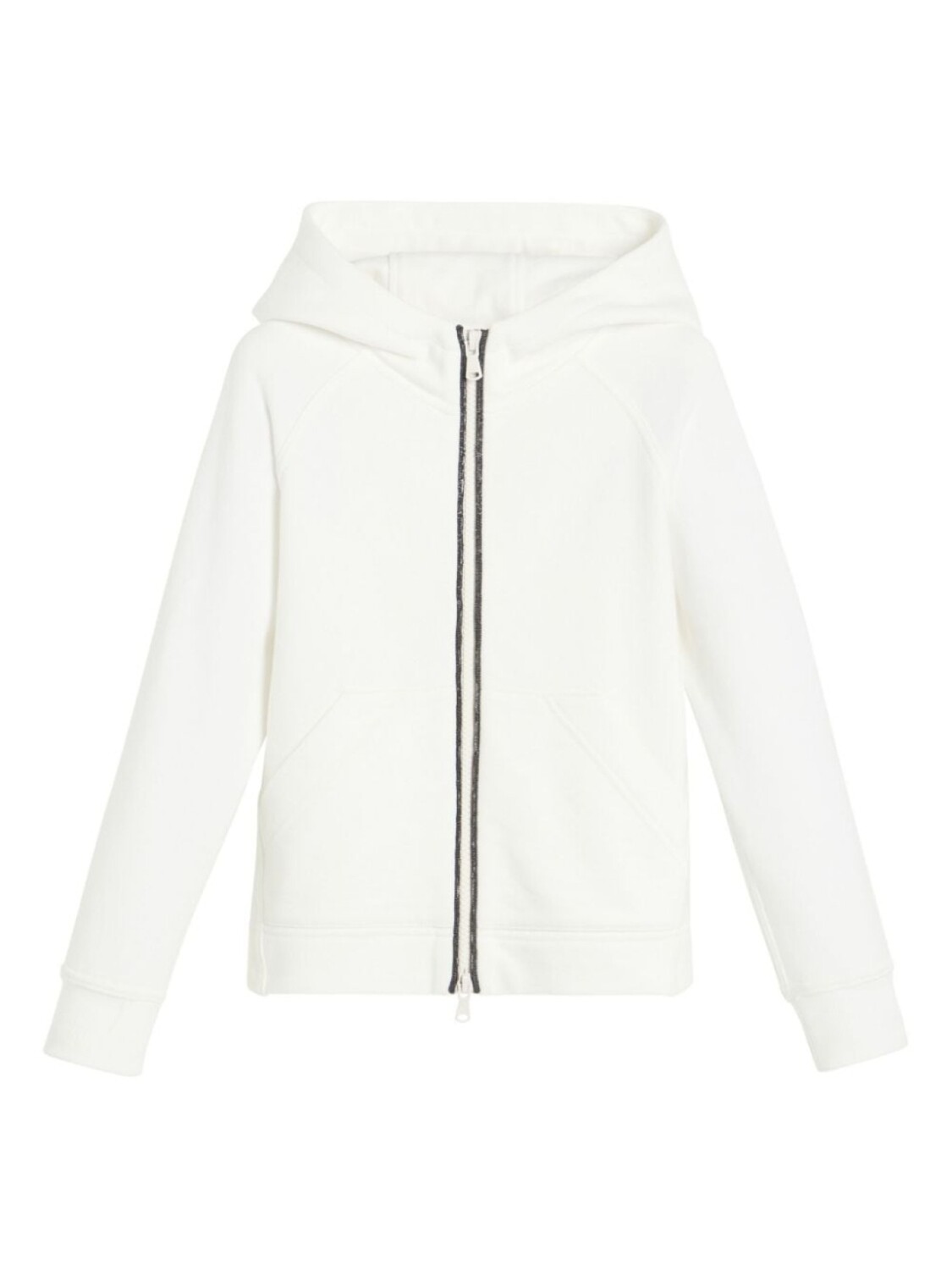 

Brunello Cucinelli Kids худи на молнии, белый