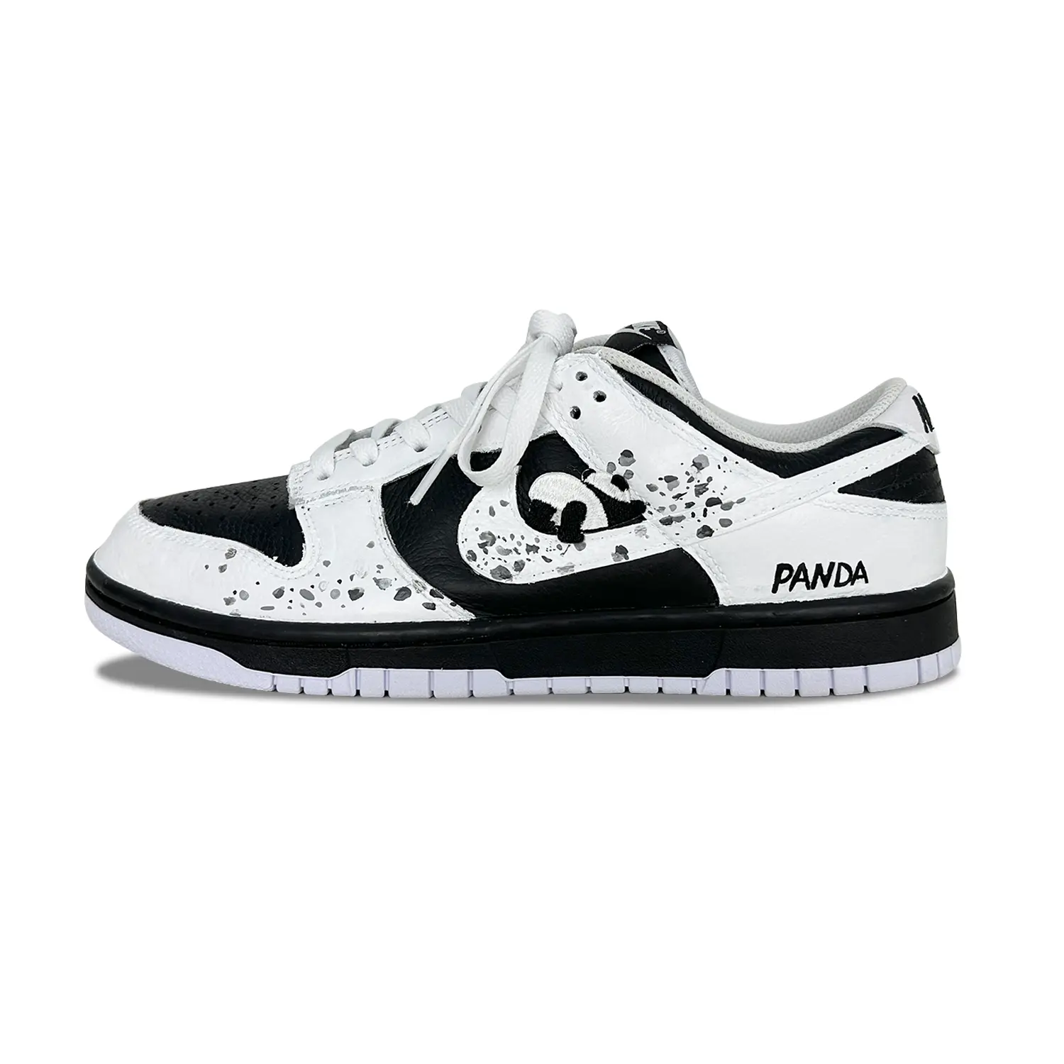 

Кроссовки Nike Dunk Skateboarding Shoes Unisex Low-top White, черный