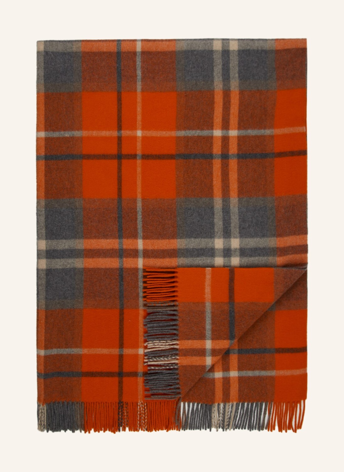 

Плед EB HOME, цвет ORANGE/GRAU/ECRU