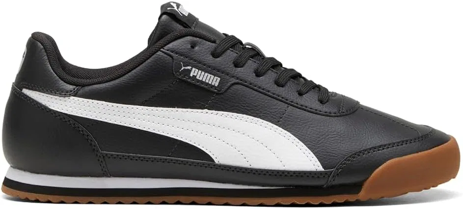 Мужские кроссовки Puma Turino II на шнуровке, повседневные, черные