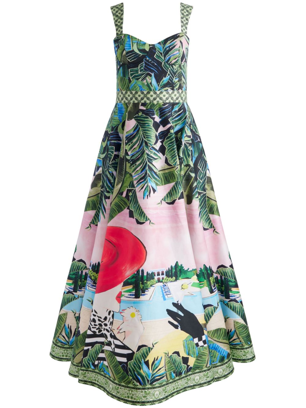 

Женское платье Alice + Olivia, мультиколор