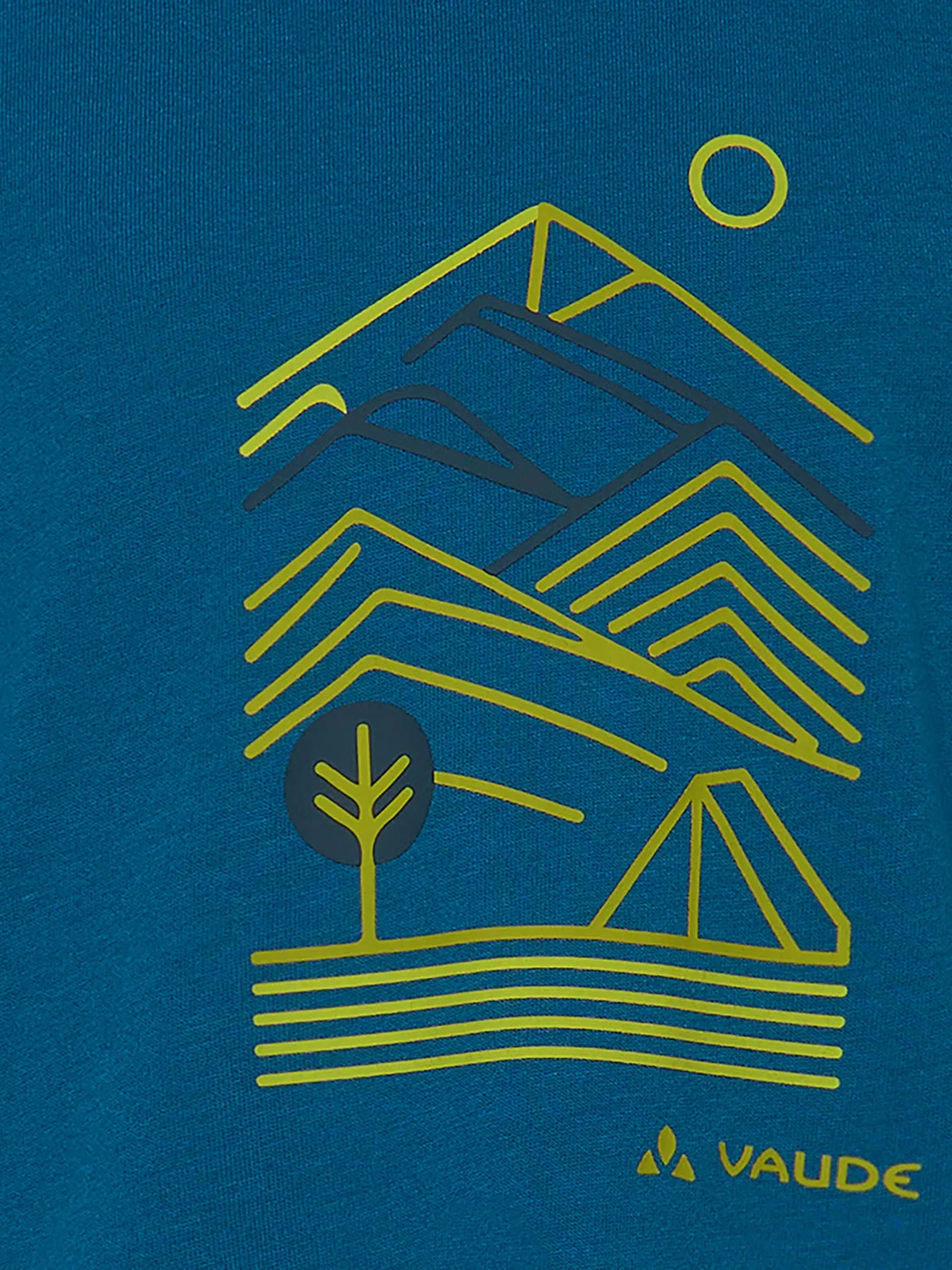Футболка 'Rokua' Vaude, Blue — фото 3