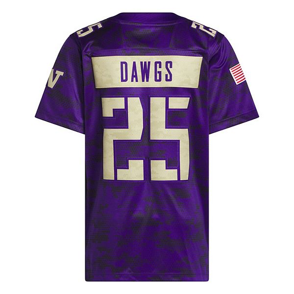 Мужская футболка Washington Huskies #25 Adidas — фото 4