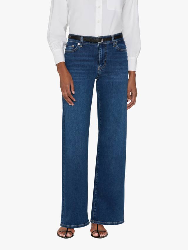 

Джинсы le slim palazzo FRAME, темно-синий