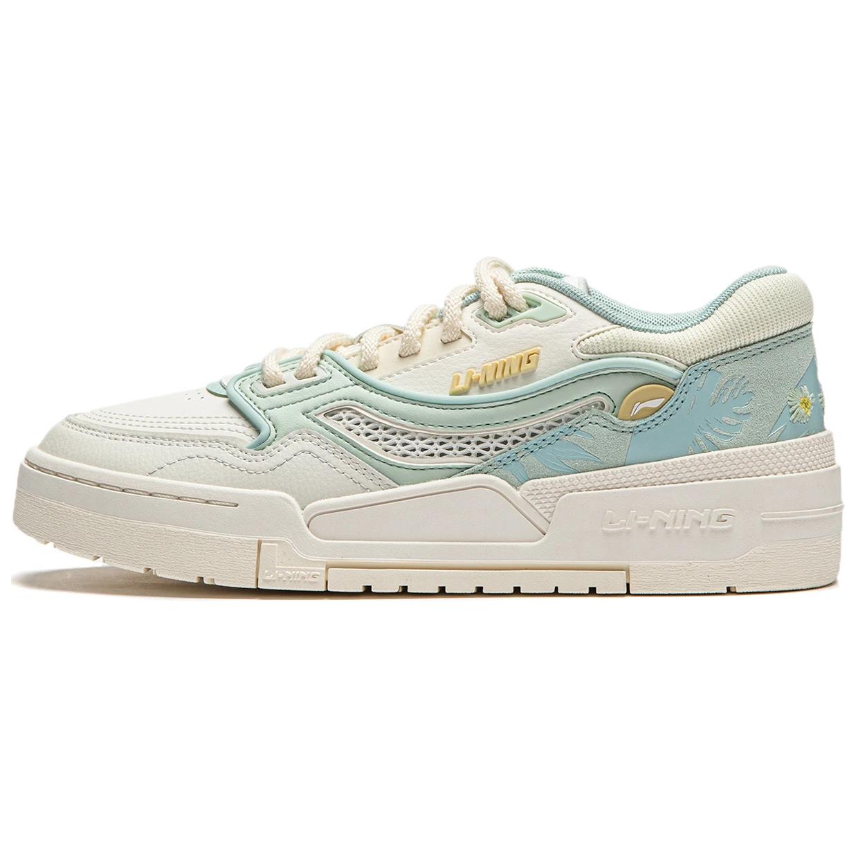 

Кроссовки LINING 001 BTC Skateboarding Shoes Women's Low-top Milky White/pale Moss Blue, голубой, Синий, Кроссовки LINING 001 BTC Skateboarding Shoes Women's Low-top Milky White/pale Moss Blue, голубой