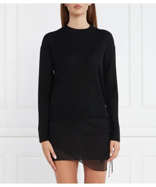 

Шерстяной свитер Regular fit Patrizia Pepe, черный