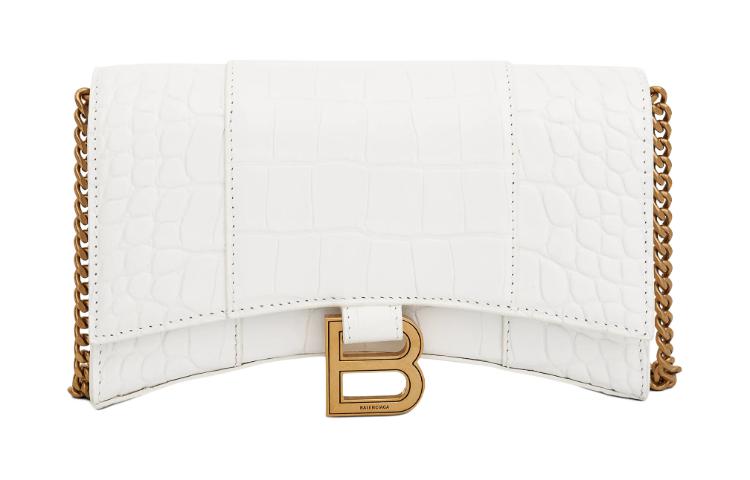 Balenciaga Кошелёк на цепочке с тиснёным логотипом — фото 4