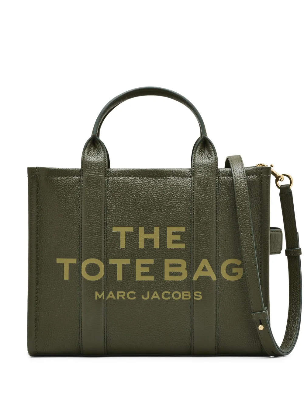 

Сумка The Medium Leather Tote MARC JACOBS, зеленый