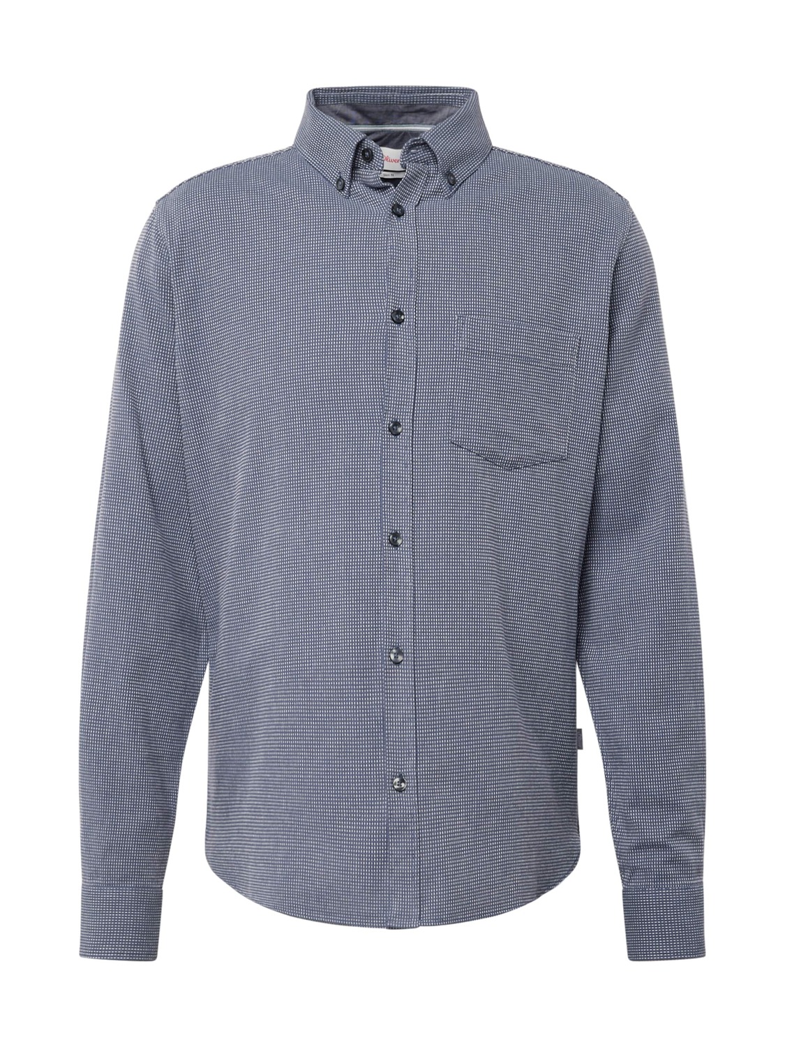 

s.Oliver Рубашка на пуговицах Regular fit в темно-синем цвете