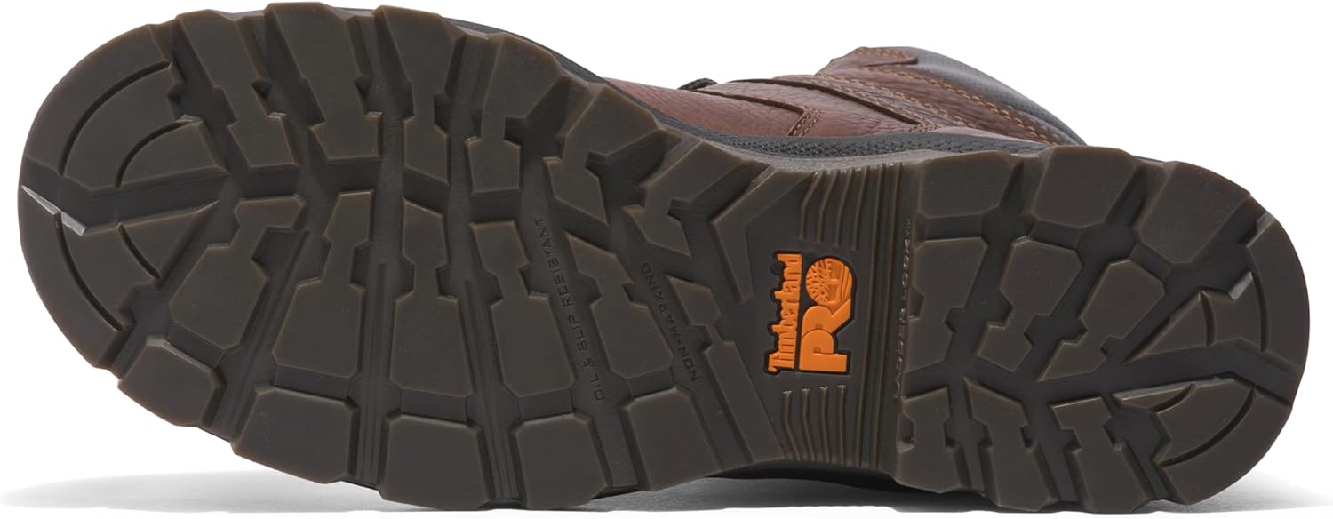 Timberland PRO мужские промышленные рабочие ботинки Titan Ev 8 дюймов с композитным защитным носком и водонепроницаемостью, Brown-2024 New — фото 4