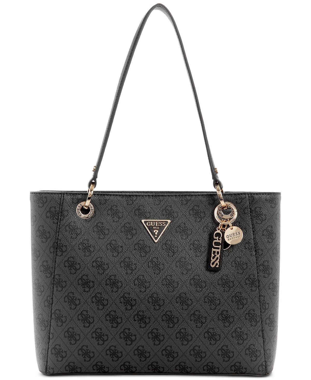 

Сумка-тоут женская GUESS с двумя отделениями и логотипом, коричневый