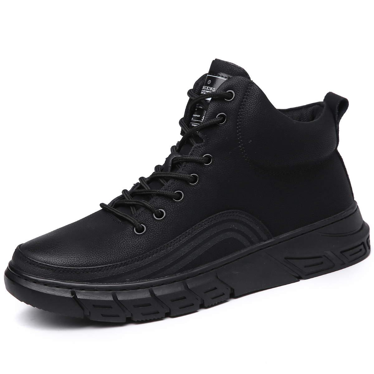 

FAPAI Высокие повседневные туфли мужские черные