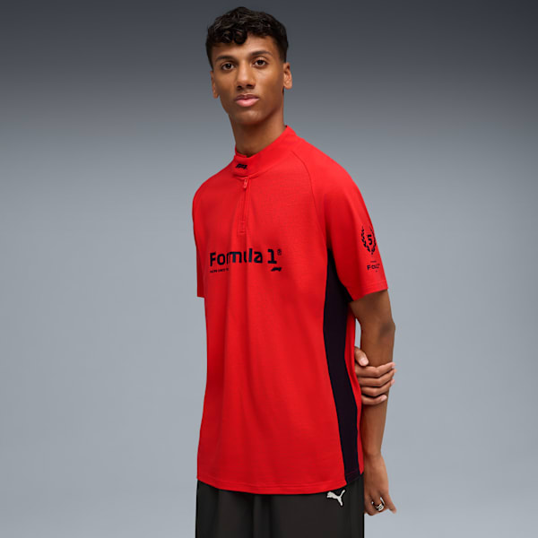 

Мужская рубашка-поло Formula 1 75 Years Puma, красный