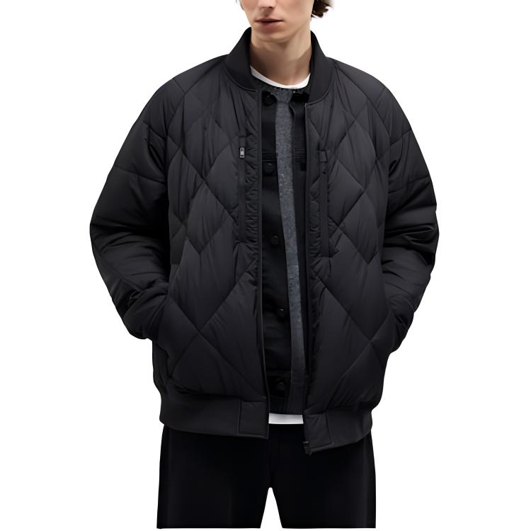 White Mountaineering Совместная серия Пуховая куртка Унисекс Черный UNIQLO — фото 3