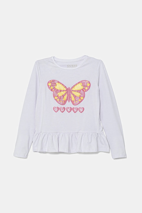 

Детская хлопковая водолазка Guess, белый