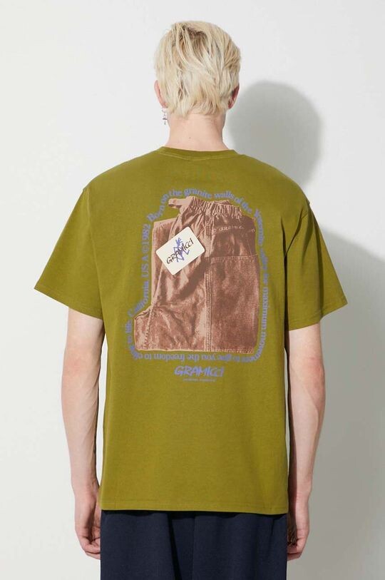 

Хлопковая футболка Og Gadget Pant Tee Gramicci, зеленый
