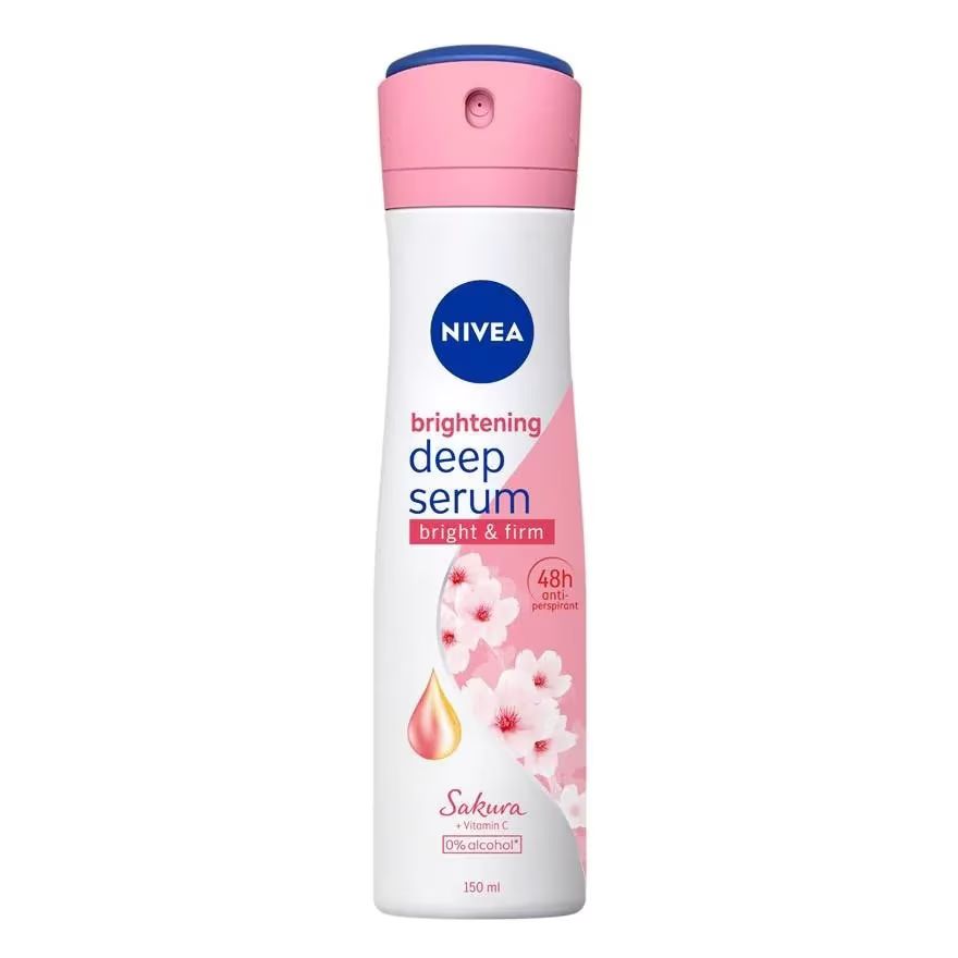 

Nivea Осветляющая глубокая сыворотка Сакура Спрей 150 мл. Новости, Pink