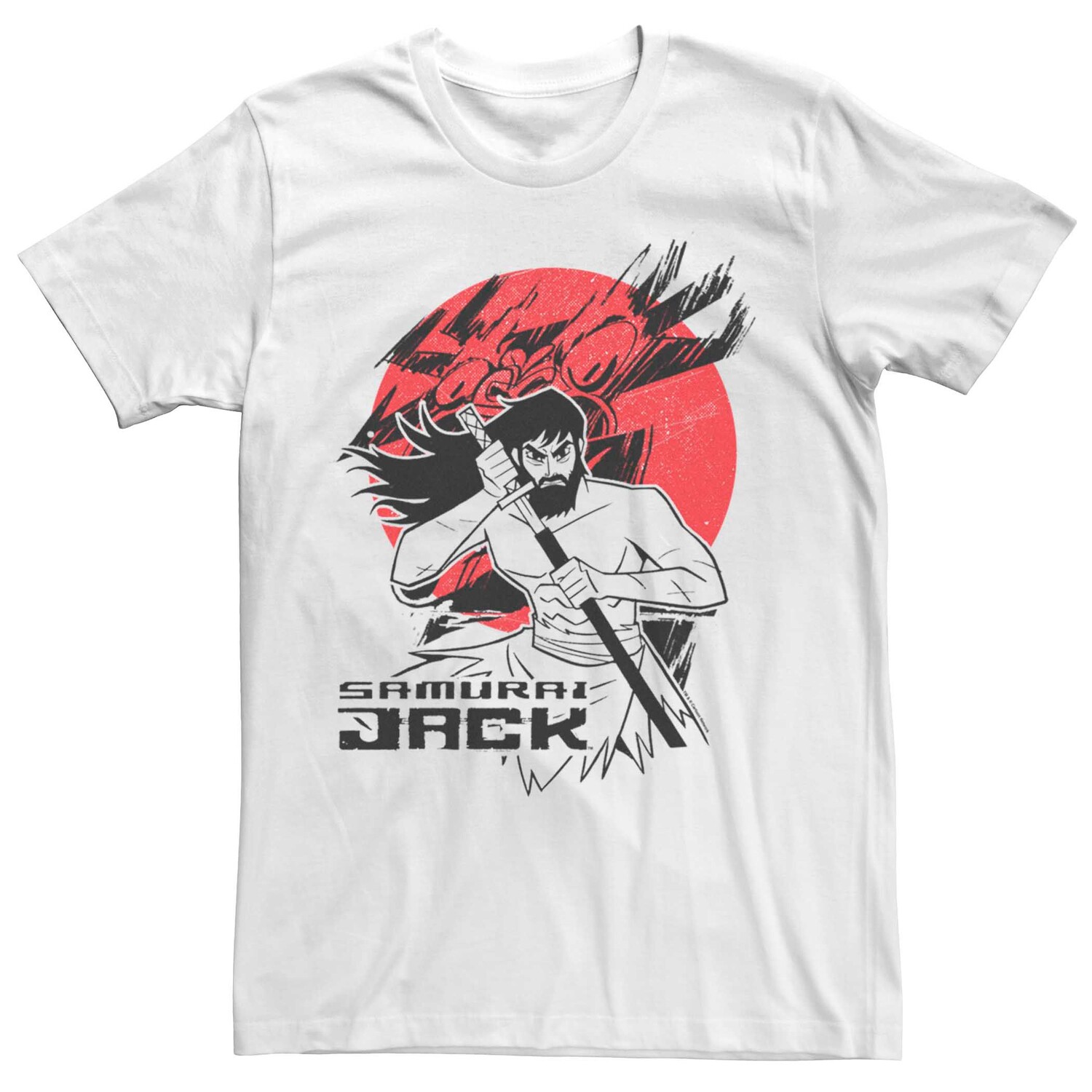 

Мужская футболка Cartoon Network Samurai Jack Red Sun Licensed Character