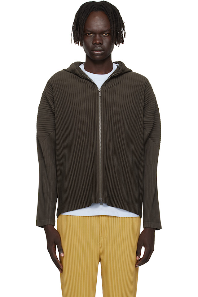 

Homme Plissé Issey Miyake Худи коричневого цвета, июнь, ежемесячный цвет