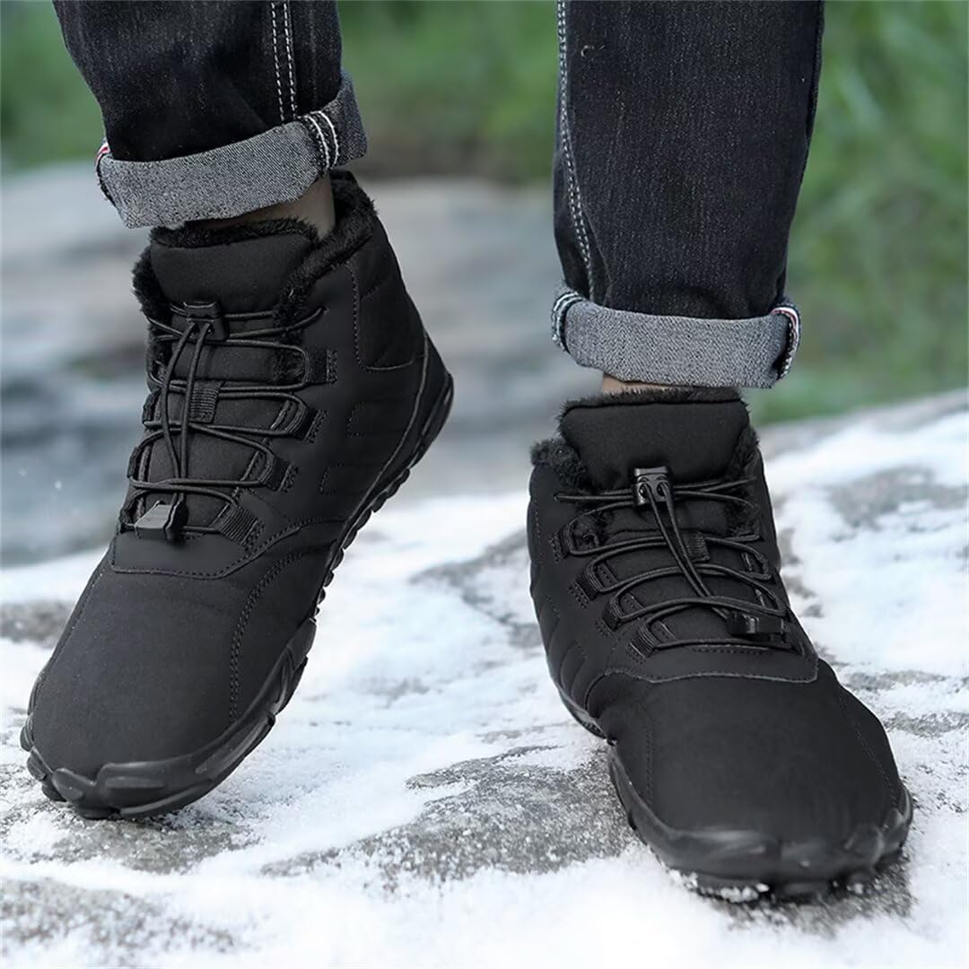 Ботинки Caspar Flex - Non-Slip Waterproof Winter Barefoot Shoe (унисекс) Swzec, черный — фото 4