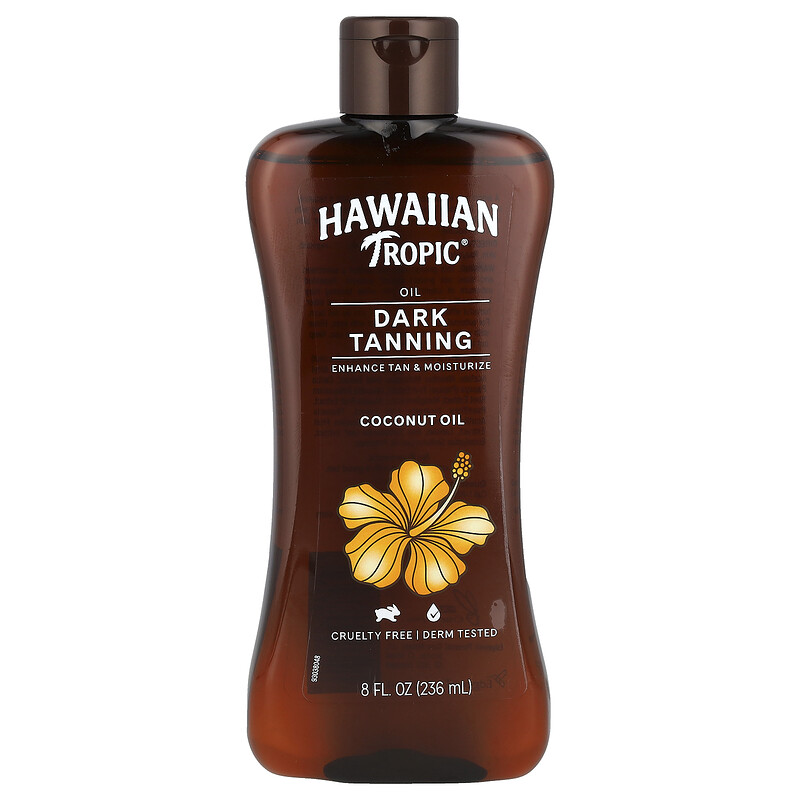 

Hawaiian Tropic, Кокосовое масло для темного загара, 236 мл (8 жидк. Унций)