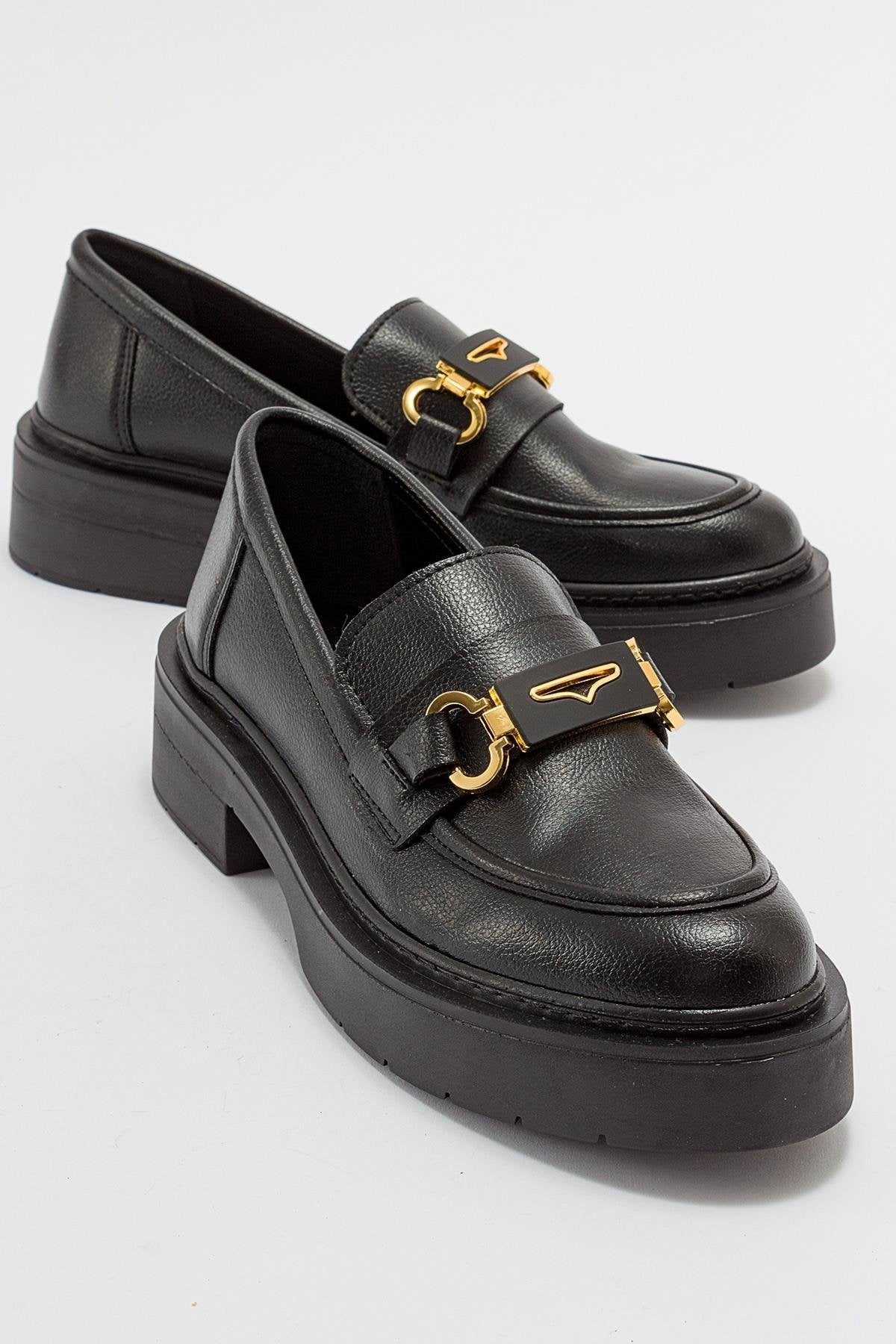 Simone Bit платформенные лоферы Prologue Shoes, черный