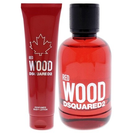 Подарочный набор Red Wood Туалетная вода-спрей 100 мл + лосьон для тела 150 мл, Dsquared2 — фото 2