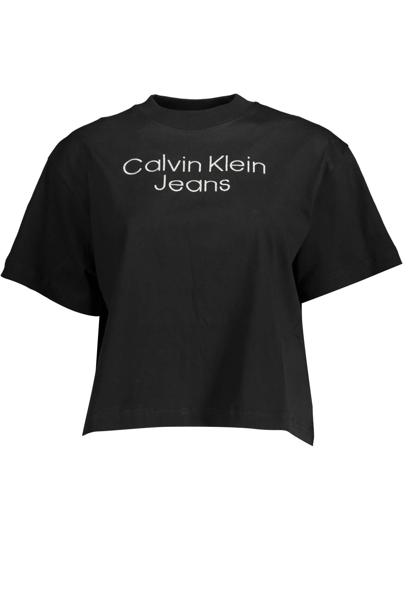 

Черный хлопковый женский топ Calvin Klein