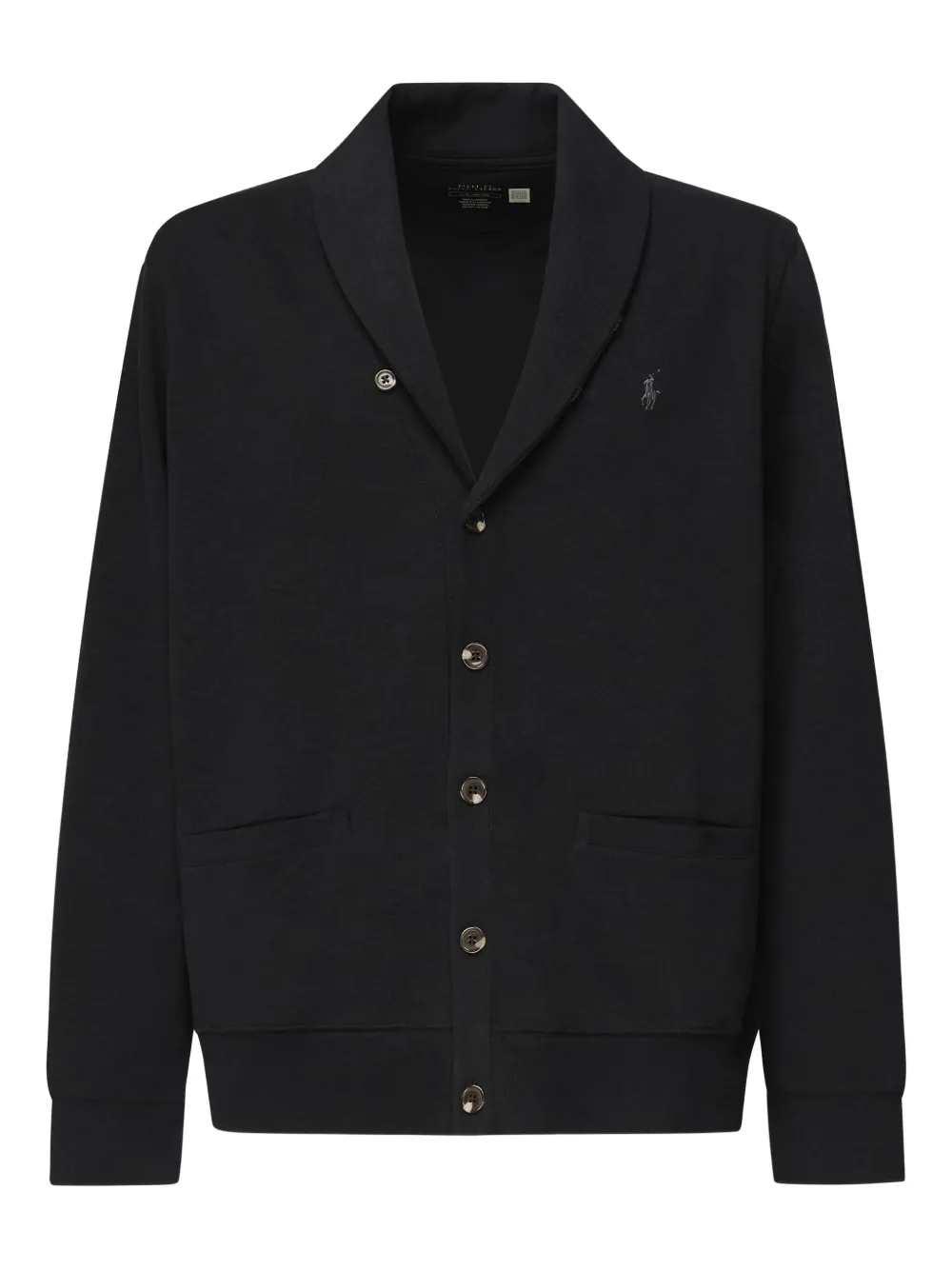 

Кардиган с воротником-шалькой POLO RALPH LAUREN, черный