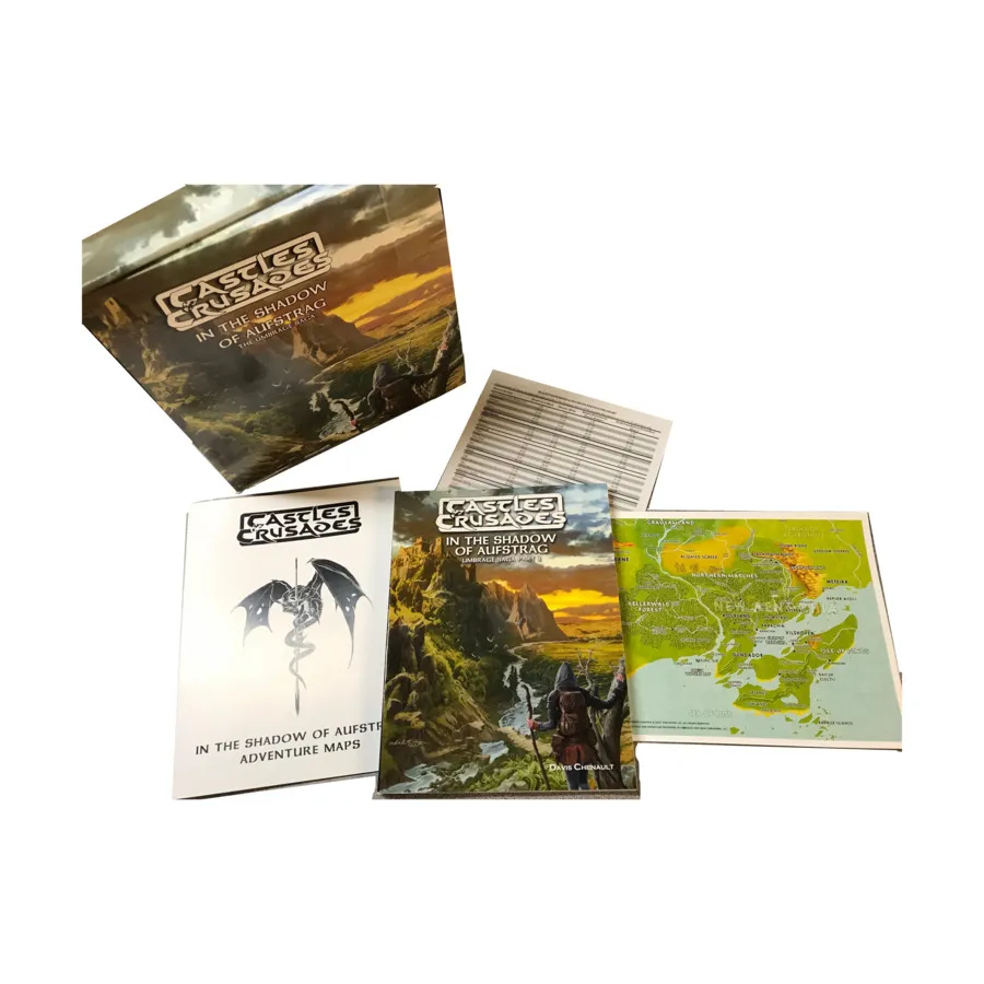 

Бокс-сет Umbrage Saga - In the Shadow of Aufstrag, Castles & Crusades - Modules & Adventures (Troll Lord Games)