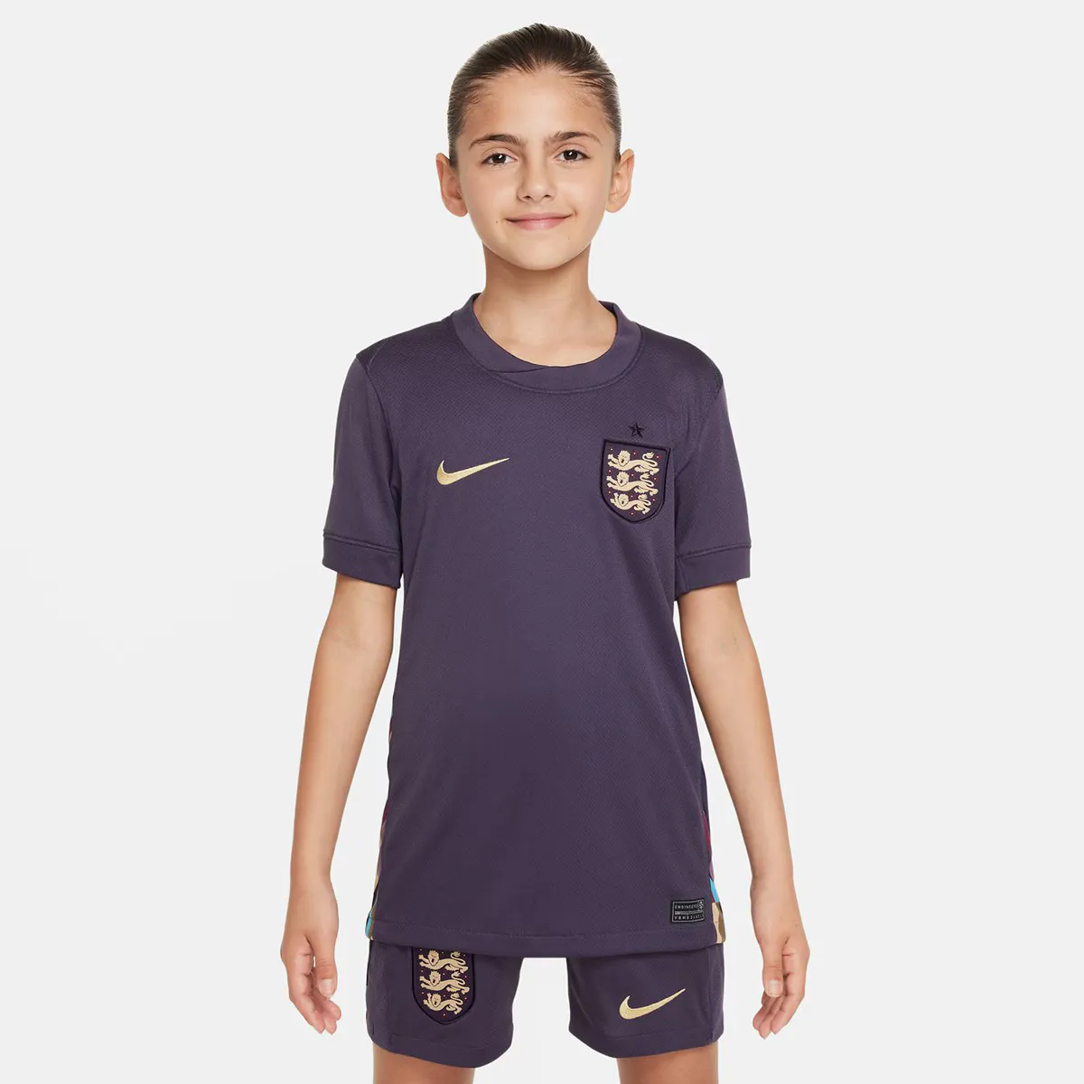 

Детская 2-я форма Англия 2024 Stadium Nike футболка, пурпурный