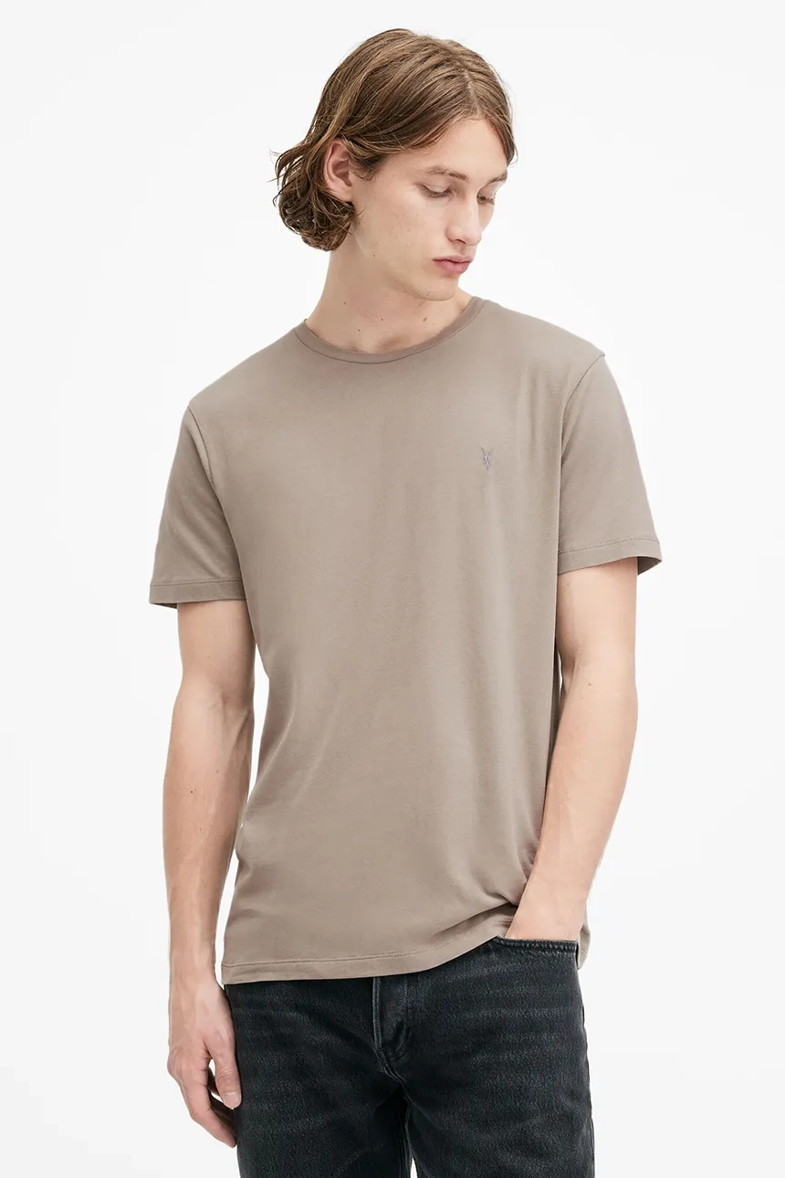 

Футболка BRACE из хлопка AllSaints, серый