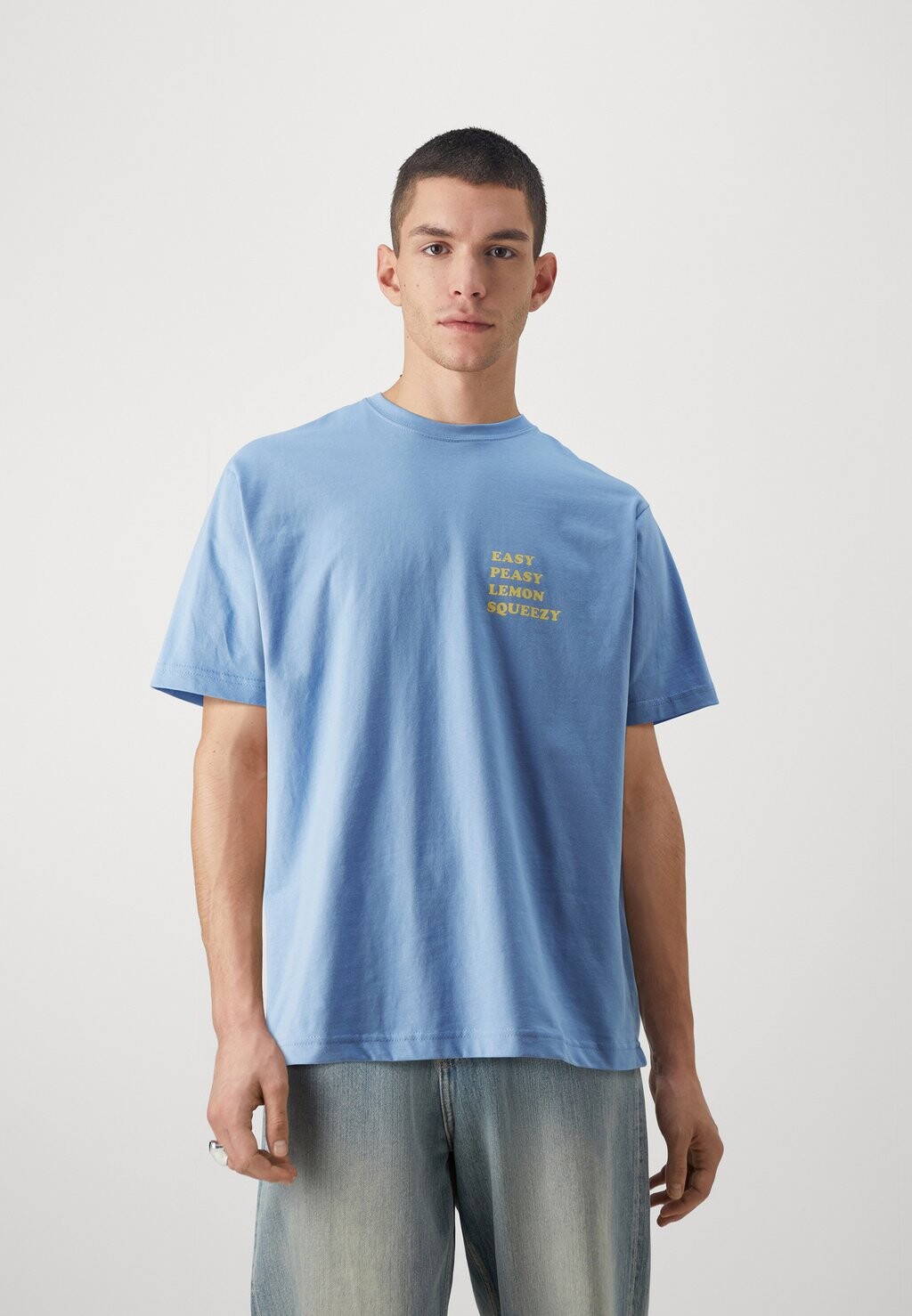 

Футболка с принтом Lemon Squeezy Unisex On Vacation, цвет light blue