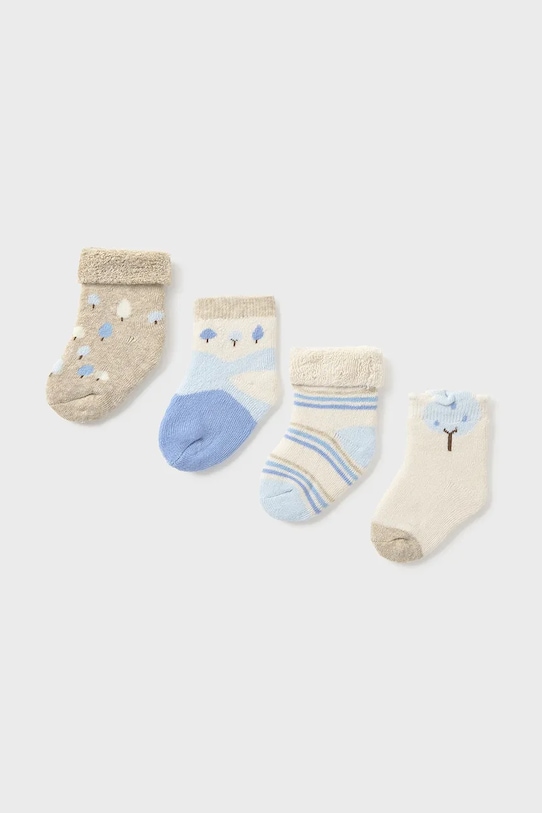 

Детские носки 4 пары Mayoral Newborn, синий