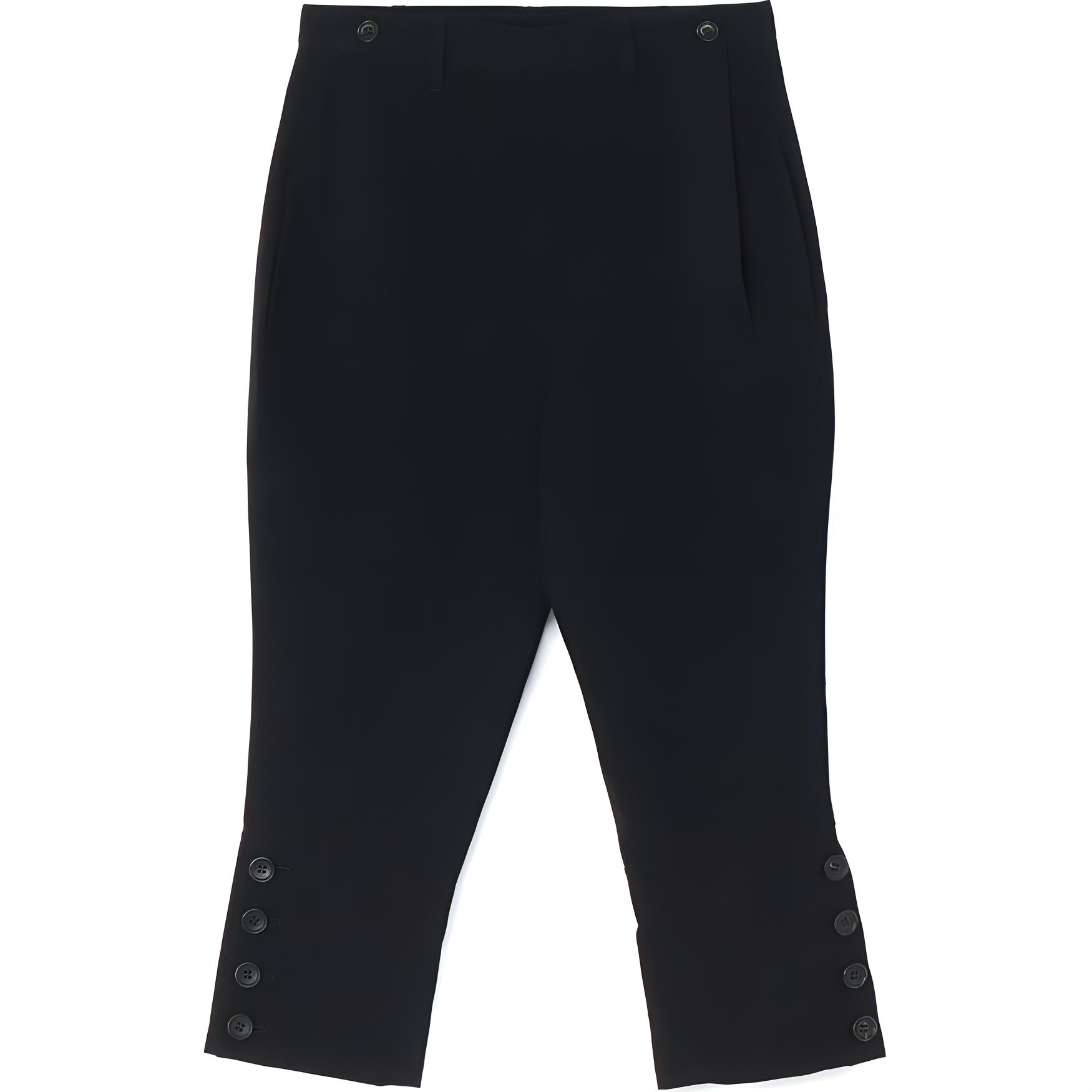 

Yohji Yamamoto Женские повседневные брюки черного цвета