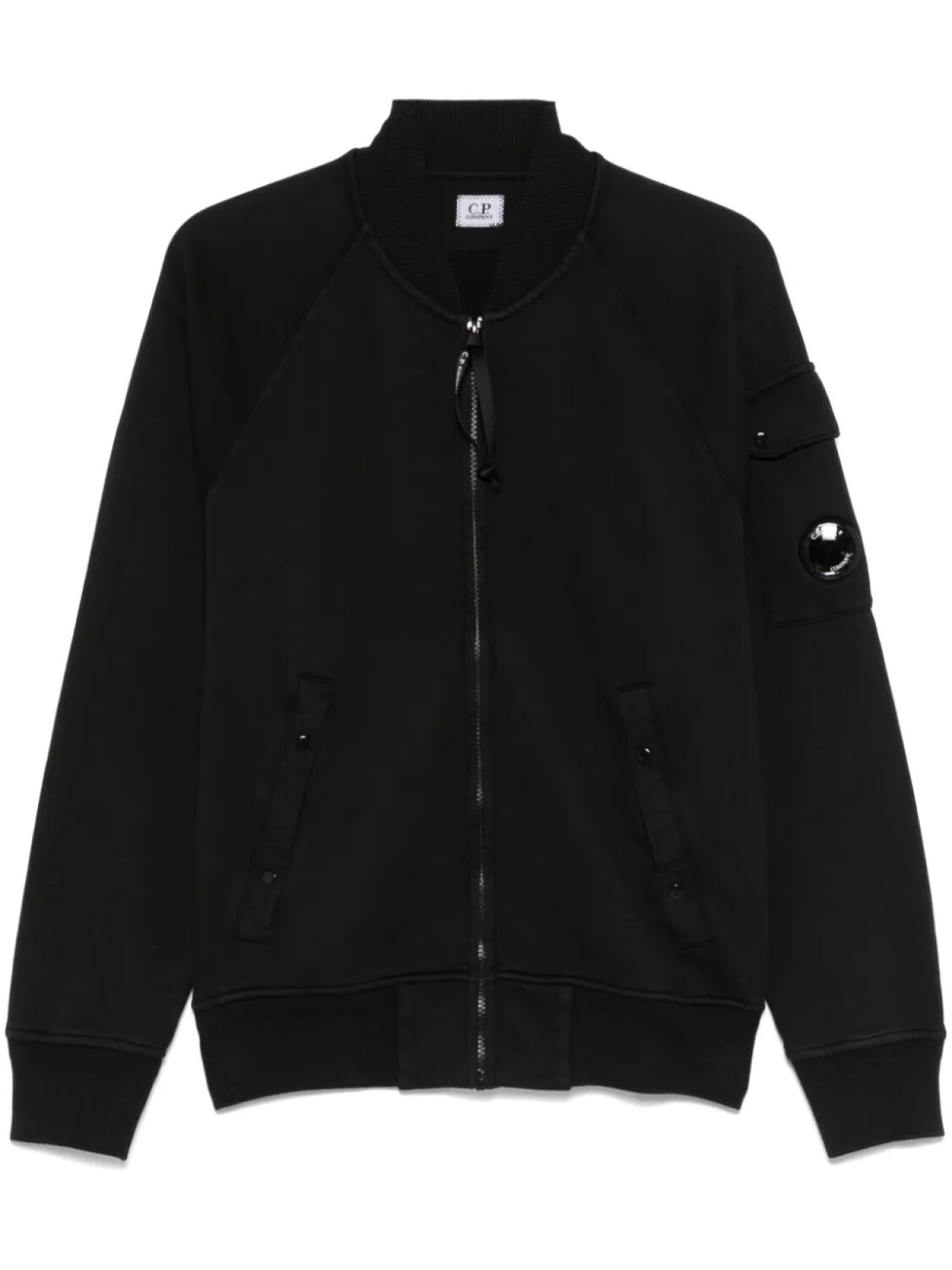 

Хлопковая толстовка на молнии CP Company C.P. Company, черный