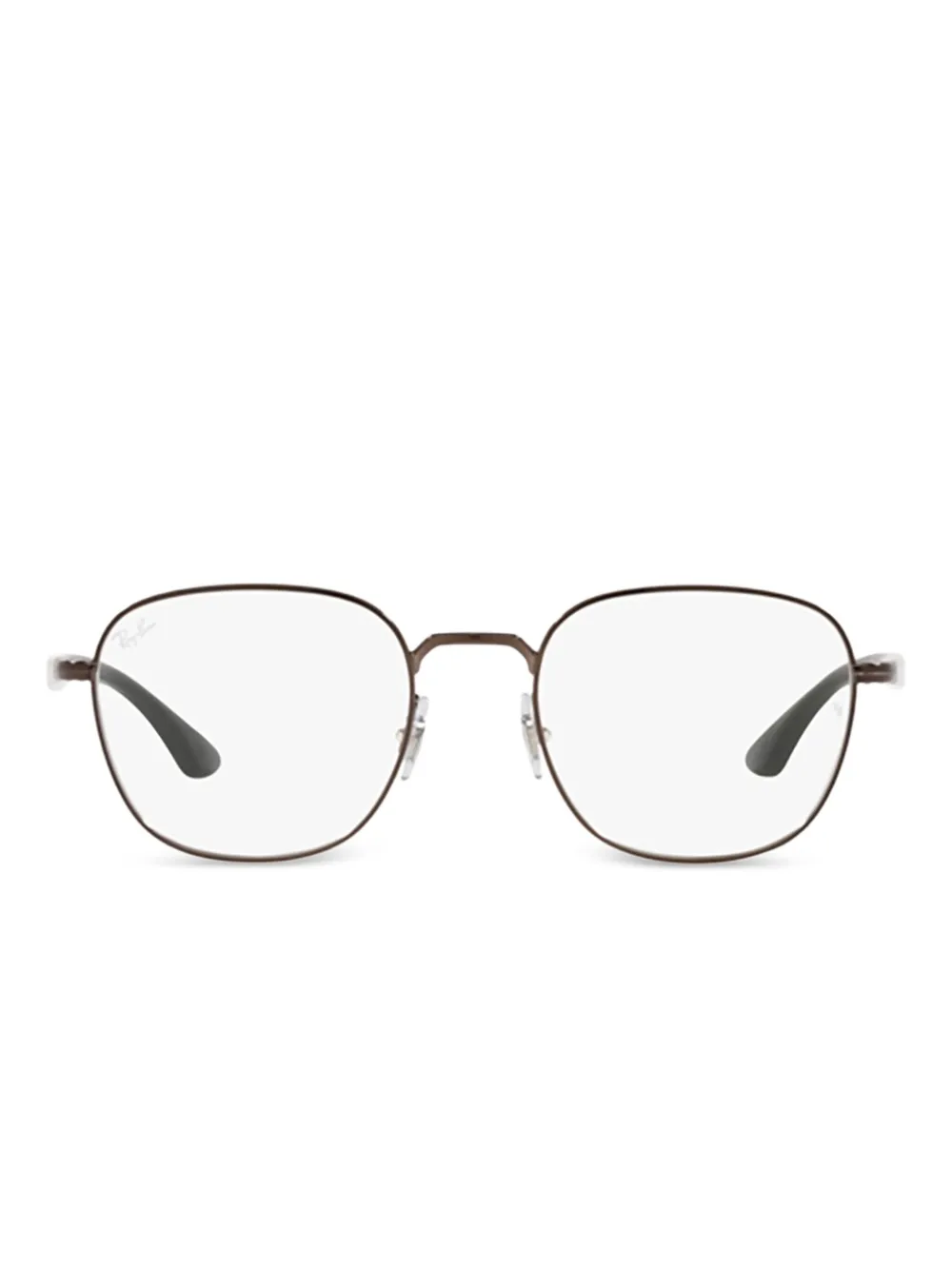 

Очки в квадратной оправе Ray-Ban, коричневый