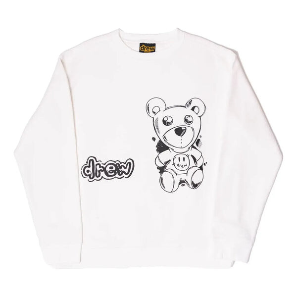 

Футболка theordore sketch crewneck sweatshirt 'off-white' Drew House, белый