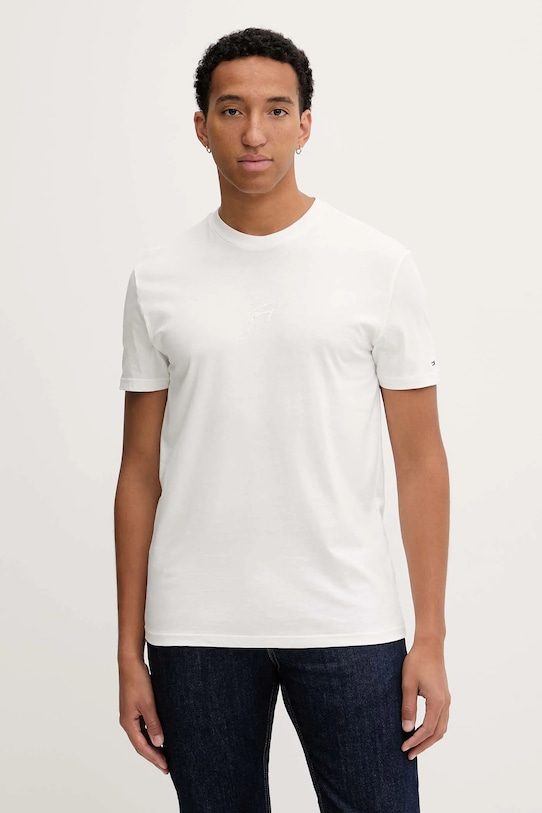 

Хлопковая футболка Tommy Jeans, белый