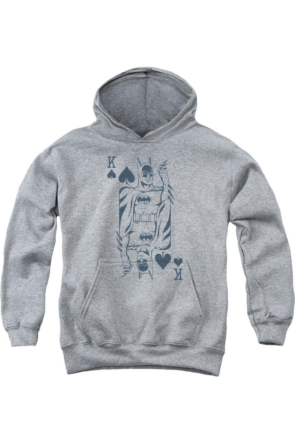 

DC Comics Бэткард молодежная толстовка с капюшоном Gildan, Athletic Heather