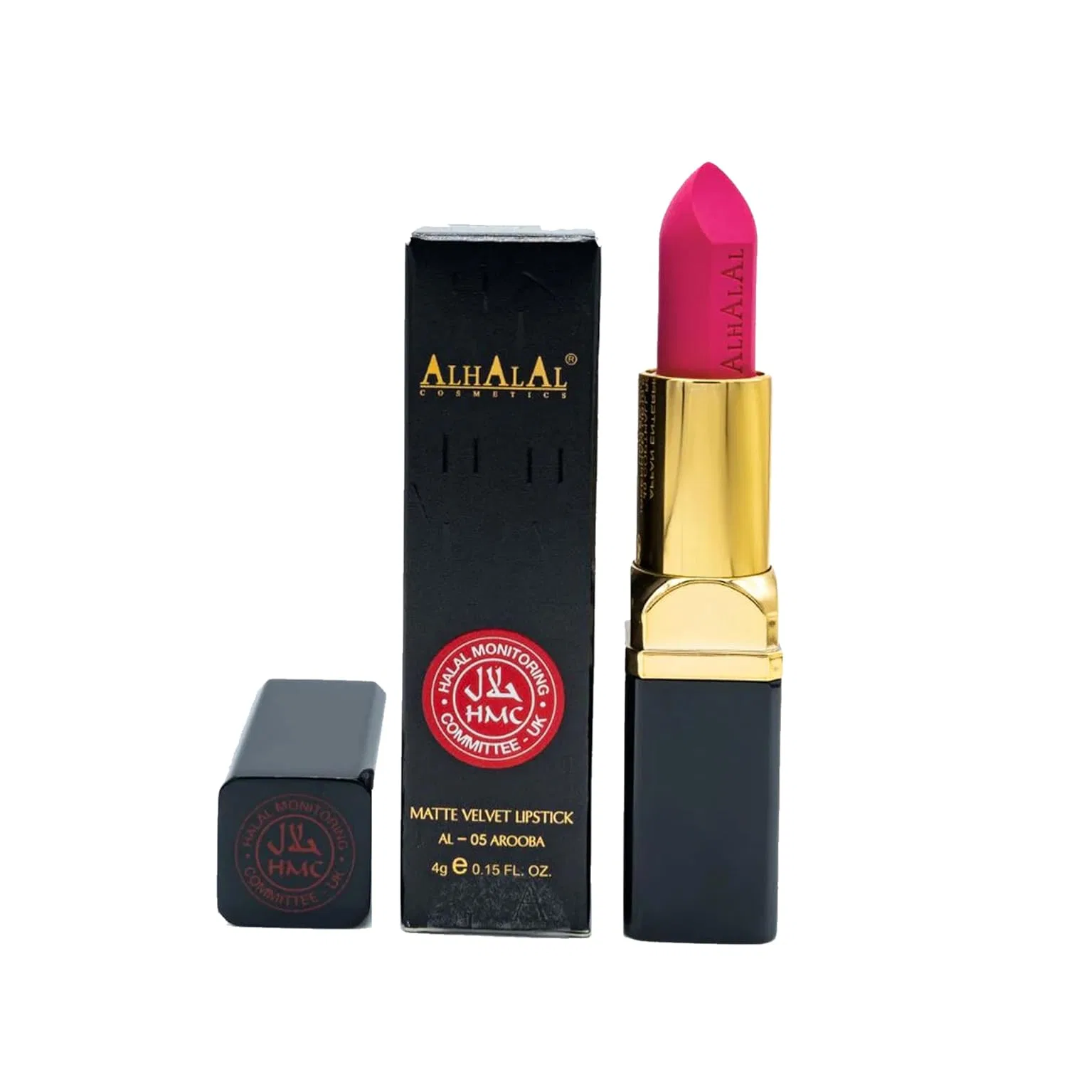 Матовая бархатная помада «AL-05-AROOBA» от Al Halal Alhalal Cosmetics, Arooba