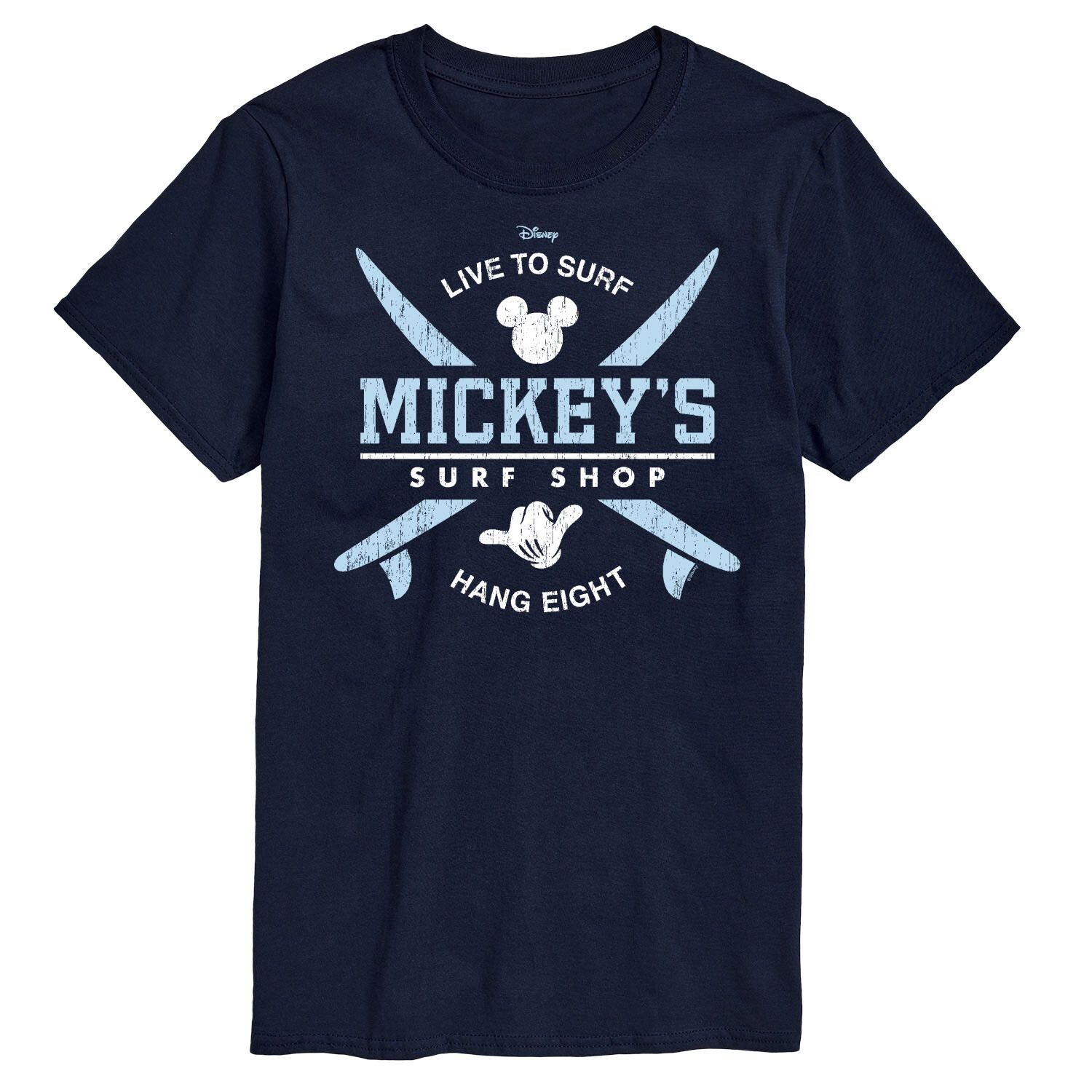 

Футболка Big & Tall Disney Mickeys Surf Shop License, синий