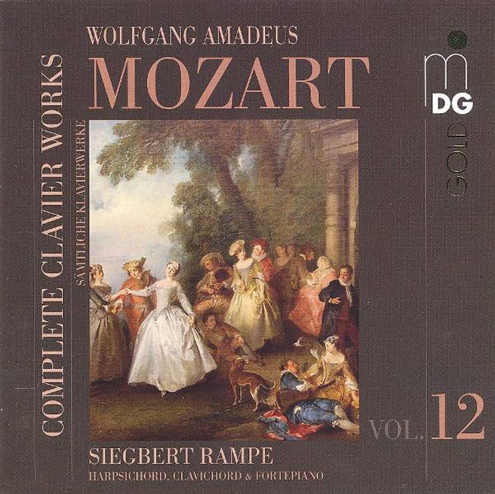 

Диск CD Mozart: Complete Clavier Works, Vol. 12 [Import] - Wolfgang Amadeus Mozart, Siegbert Rampe