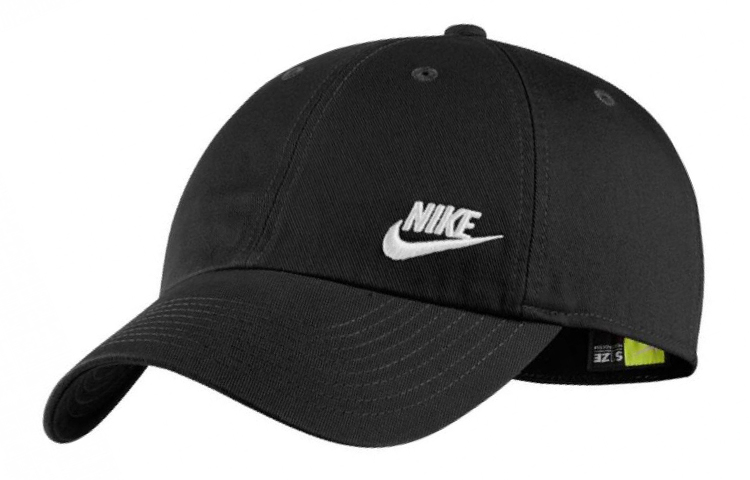 

Хлопковая бейсболка унисекс черная Nike