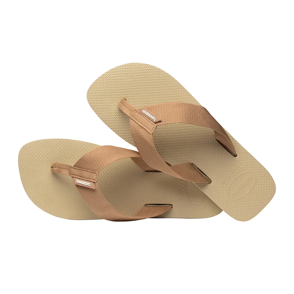 Мужские шлепанцы Hav. Городской Основной Материал Песочно-серый 456 Havaianas, натуральный — фото 2