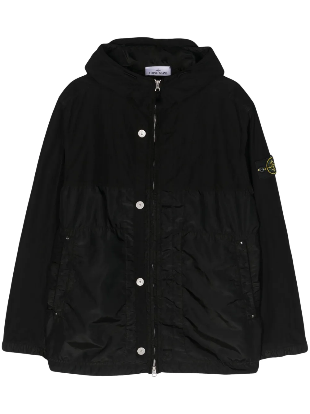 

Куртка с капюшоном и нашивкой Compass Stone Island, черный